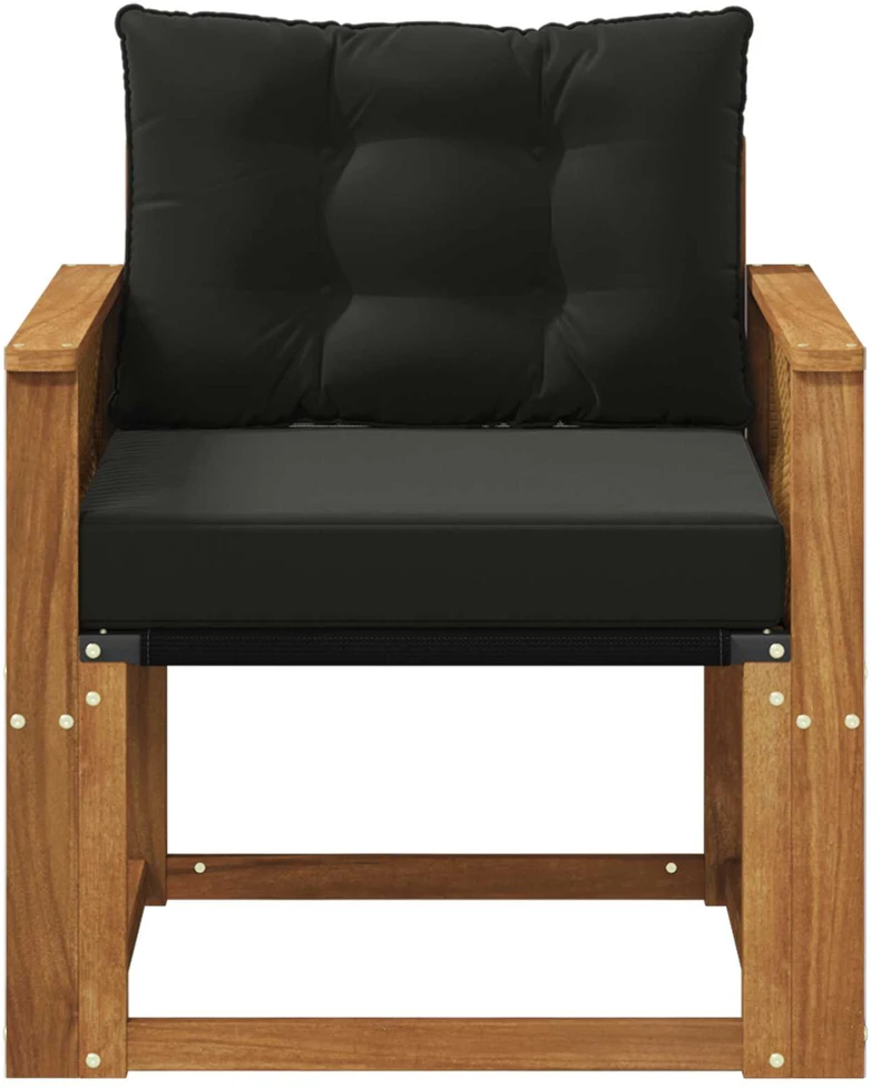 Lauko Vidurinis Sofa Kietos akacijos mediena Natūrali
