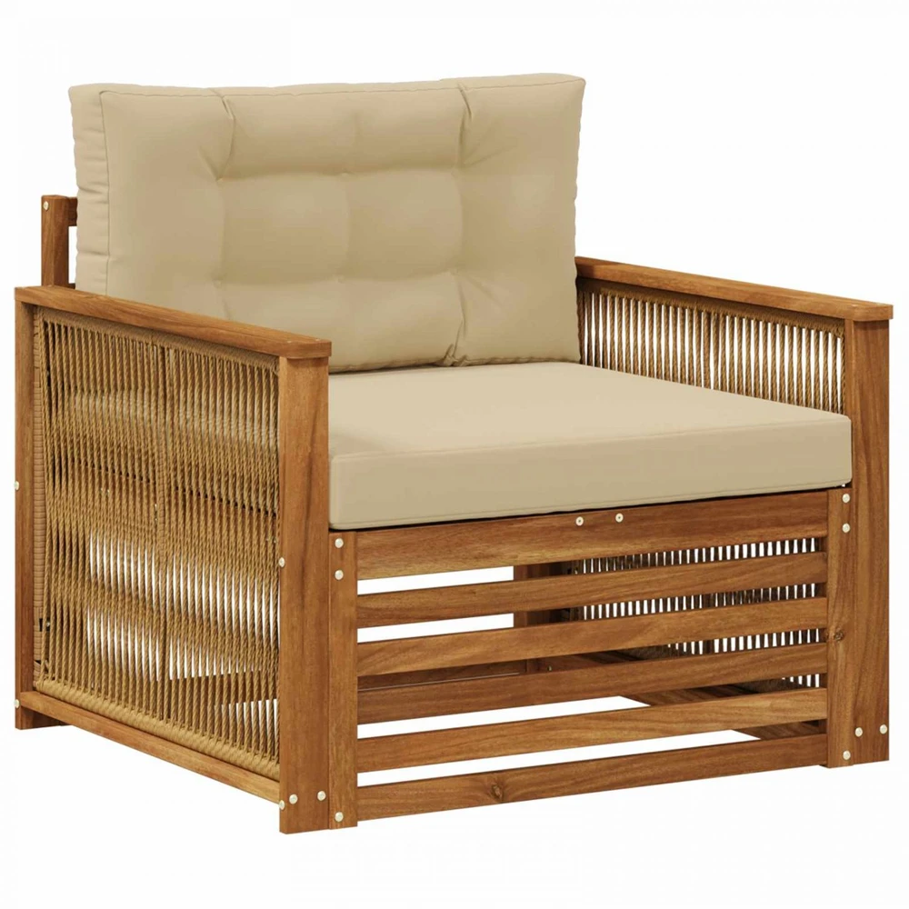 Lauko Vidurinis Sofa Natūrali