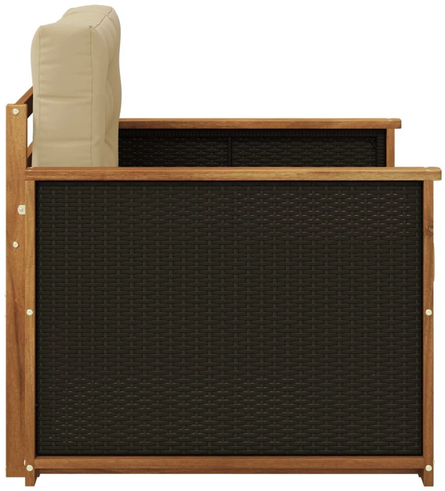 Lauko Vidurinis Sofa Natūrali