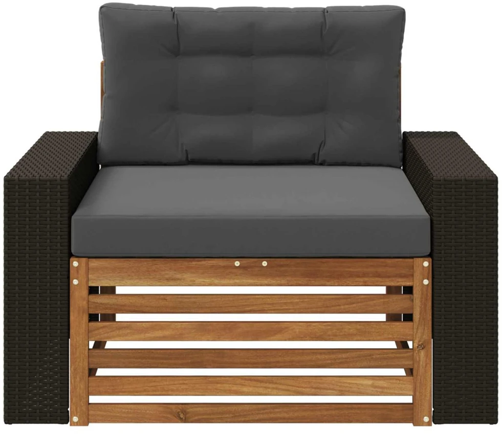 Lauko Vidurinis Sofa Natūrali