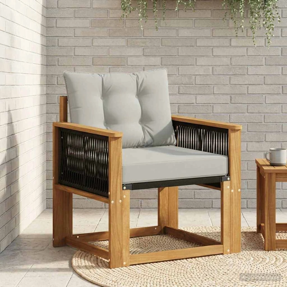 Lauko Vidurinis Sofa Kietos akacijos mediena Natūrali