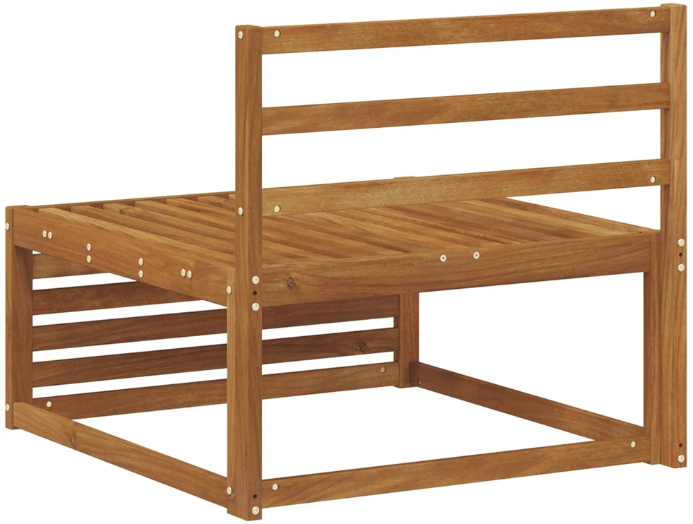 Lauko Vidurinis Sofa Kietos akacijos mediena Natūrali