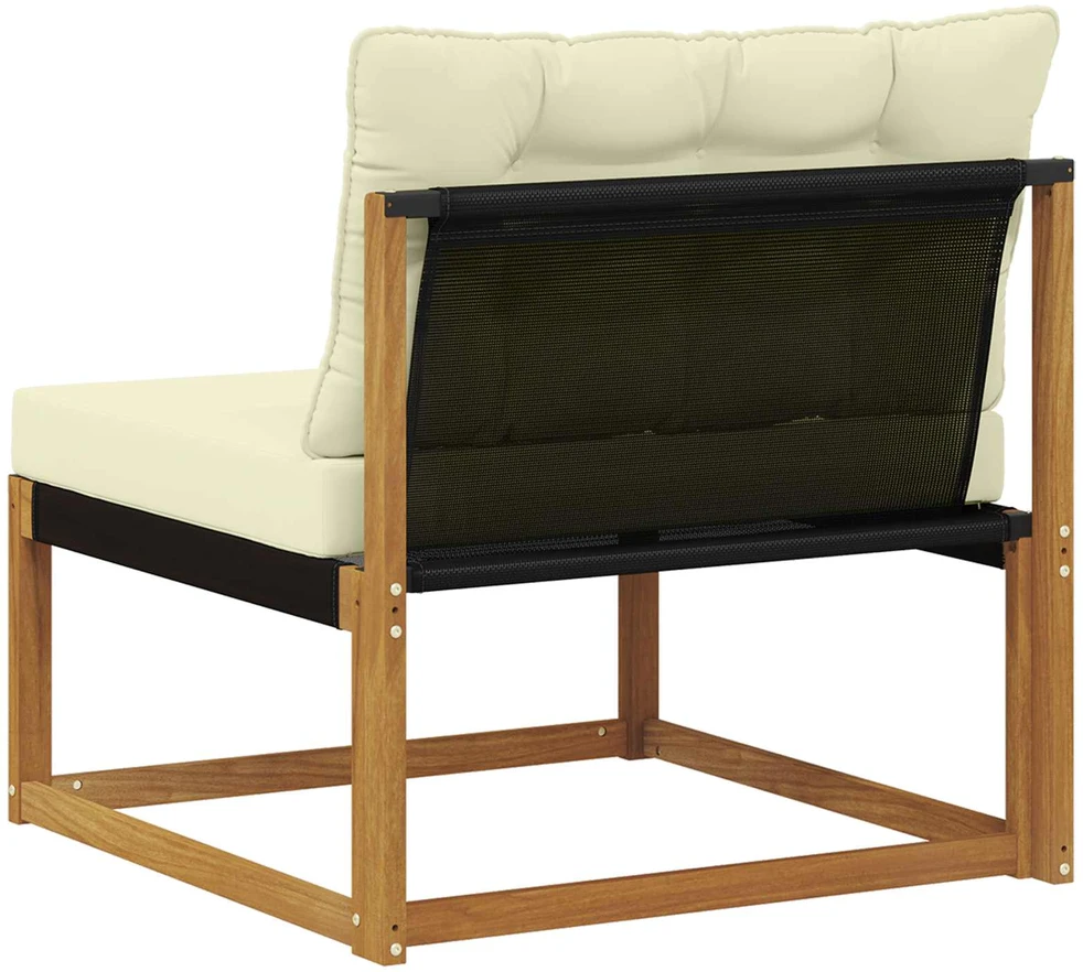 Lauko Vidurinis Sofa Kietos akacijos mediena Natūrali