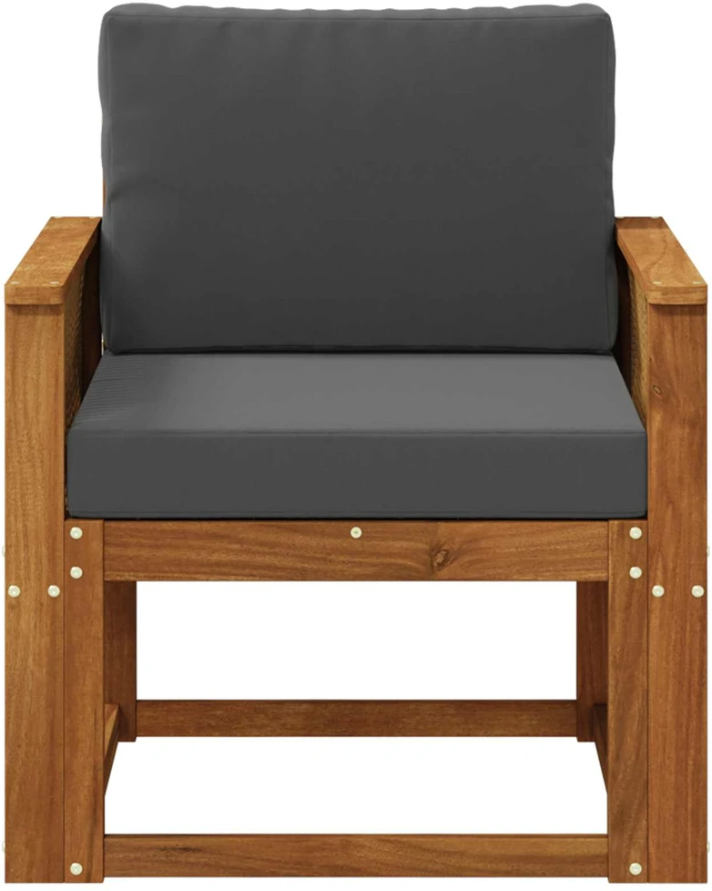 Lauko Vidurinis Sofa Kietos akacijos mediena Natūrali