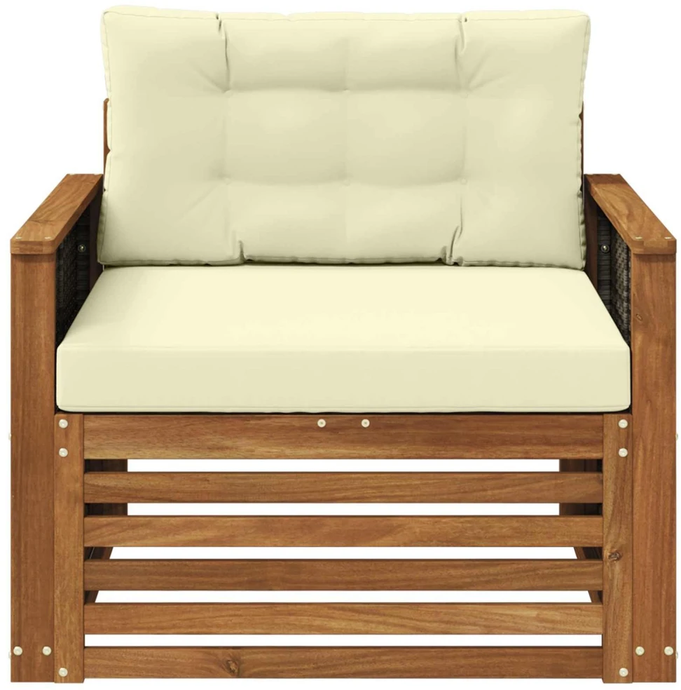 Lauko Vidurinis Sofa Natūrali