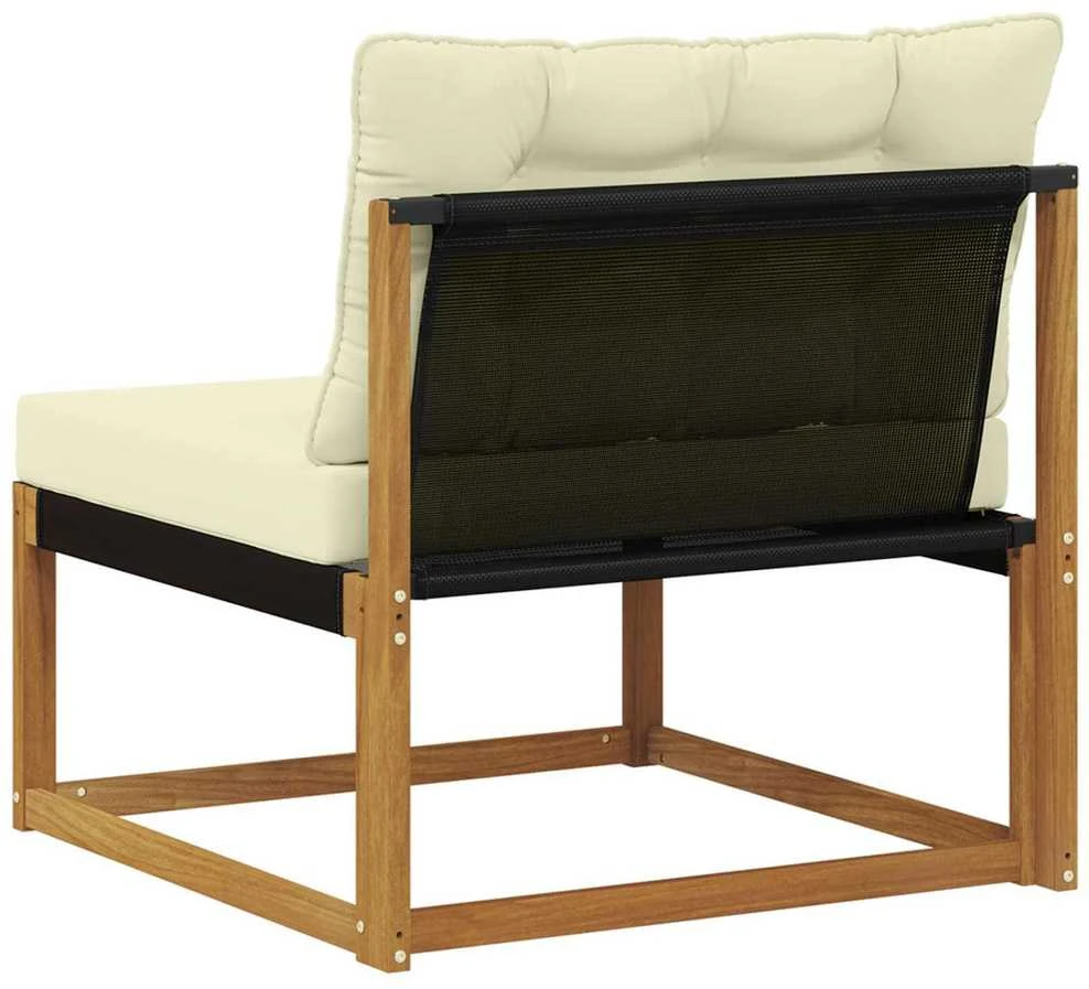 Lauko Vidurinis Sofa Kietos akacijos mediena Natūrali
