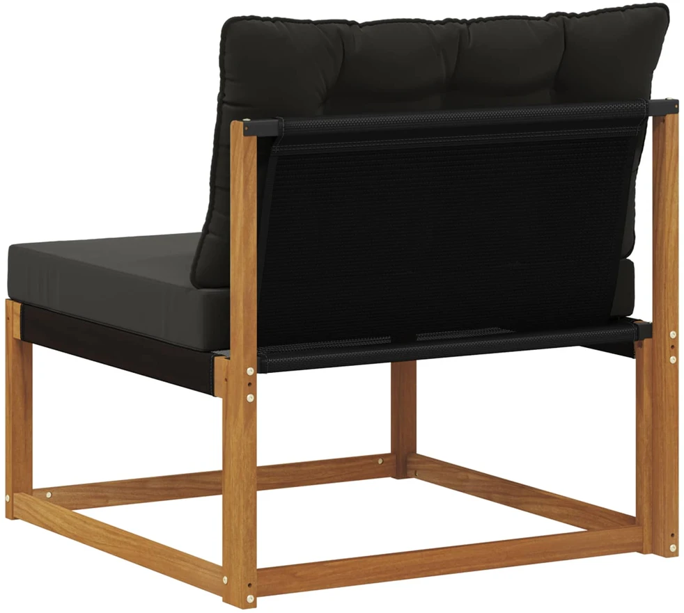 Lauko Vidurinis Sofa Kietos akacijos mediena Natūrali