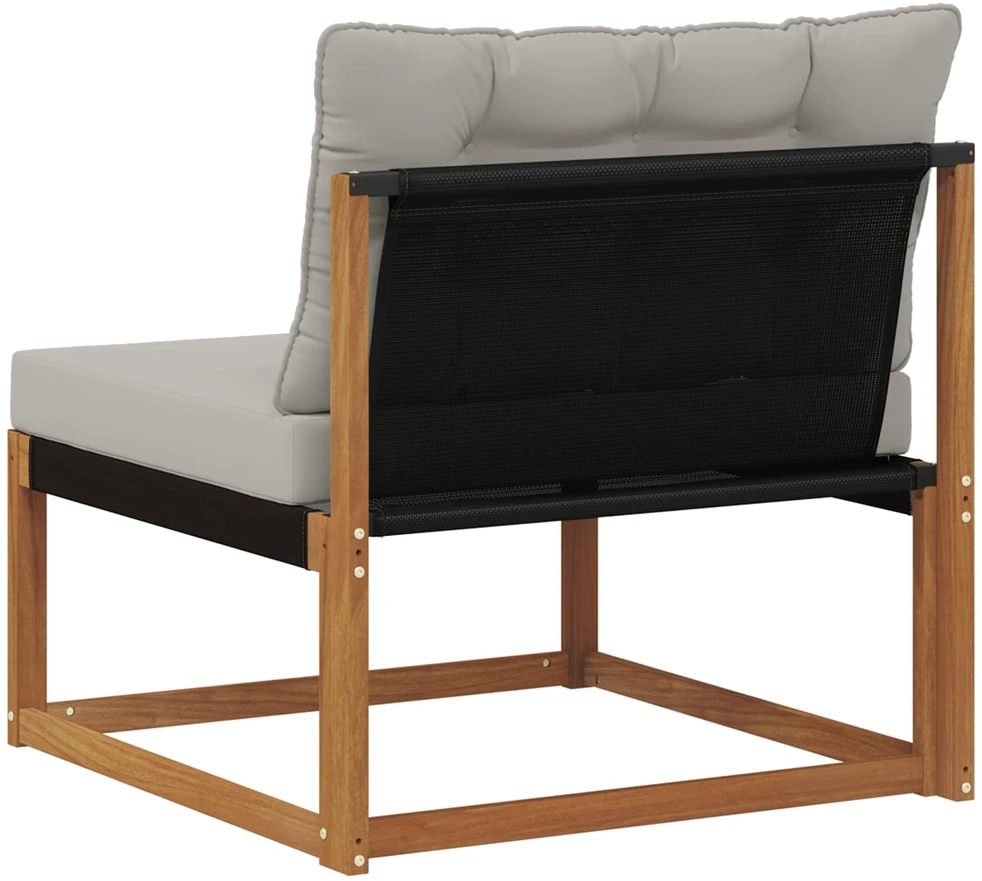 Lauko Vidurinis Sofa Kietos akacijos mediena Natūrali