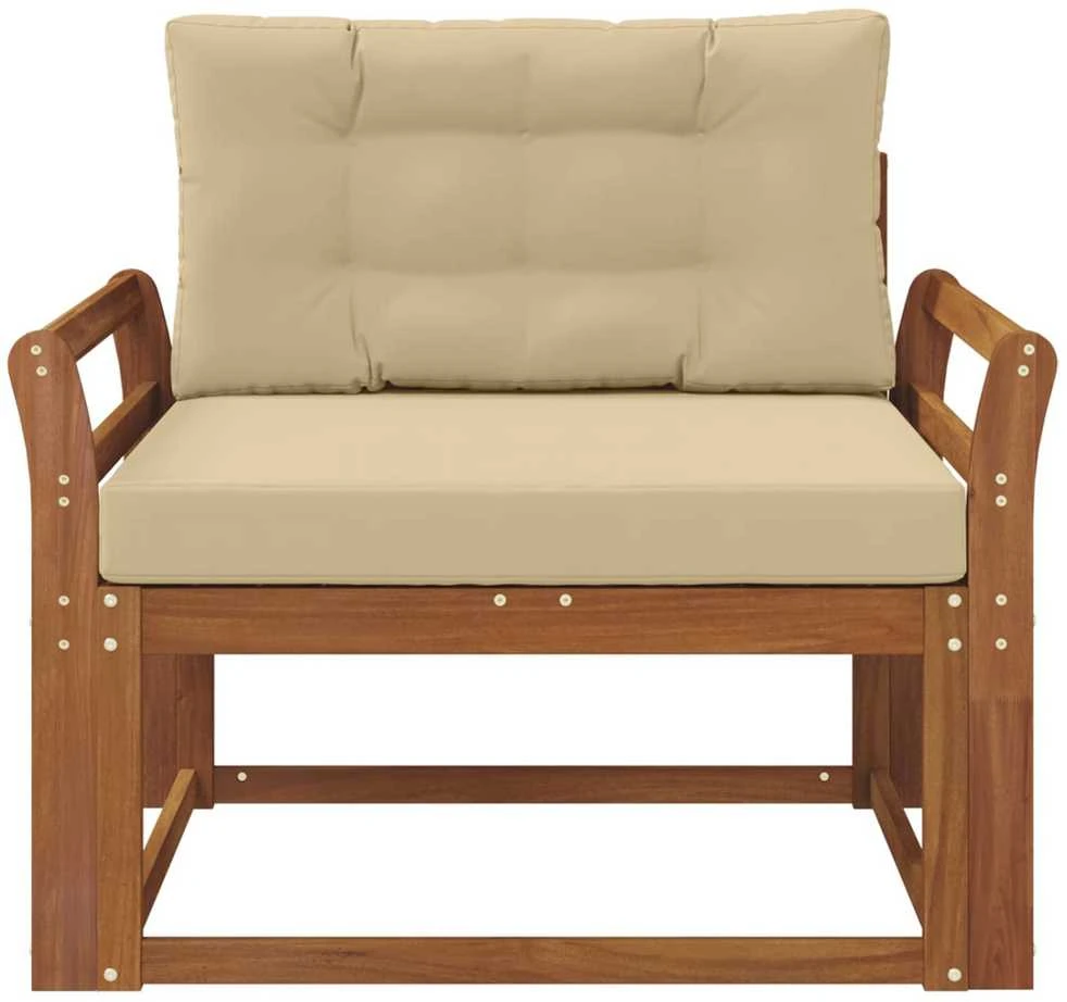 Lauko Vidurinis Sofa Natūrali