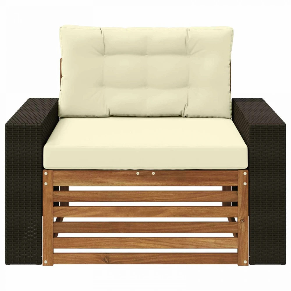 Lauko Vidurinis Sofa Natūrali