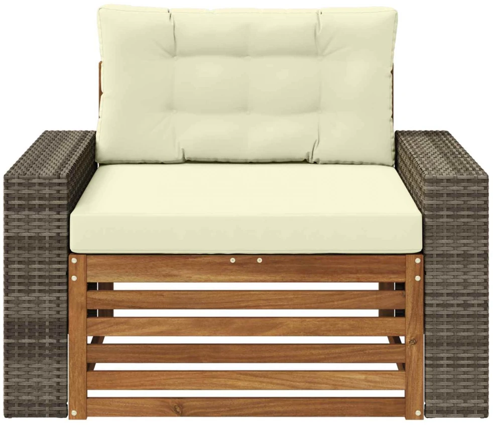 Lauko Vidurinis Sofa Natūrali