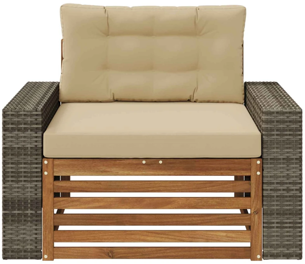 Lauko Vidurinis Sofa Natūrali