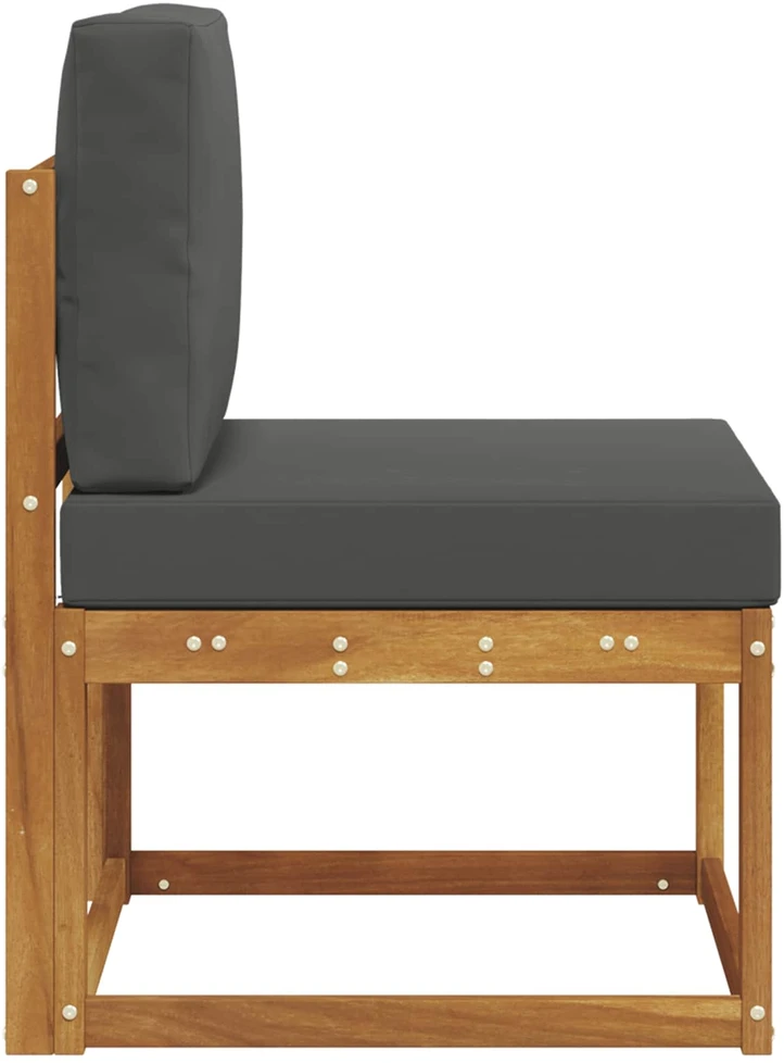 Lauko Vidurinis Sofa Kietos akacijos mediena Natūrali