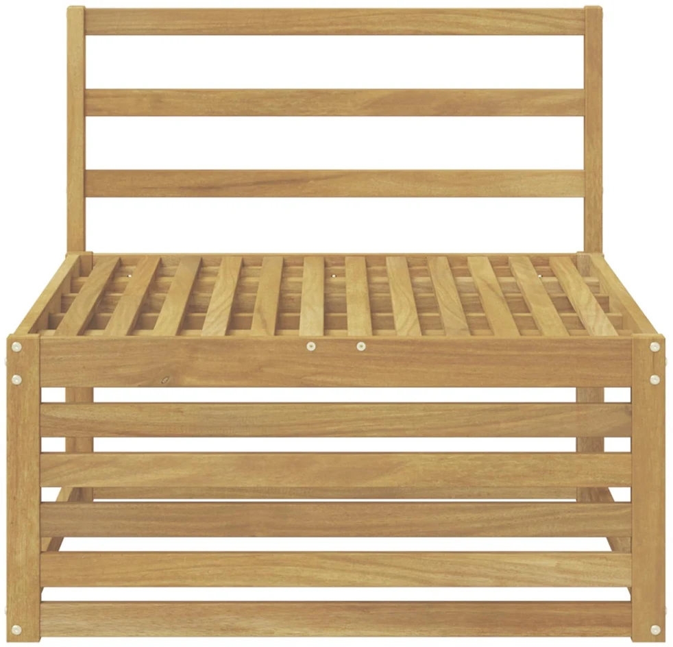 Lauko Vidurinis Sofa Kietos akacijos mediena Balta