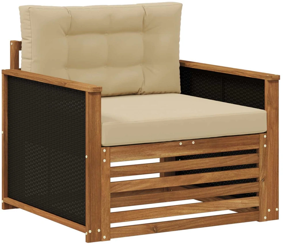 Lauko Vidurinis Sofa Natūrali