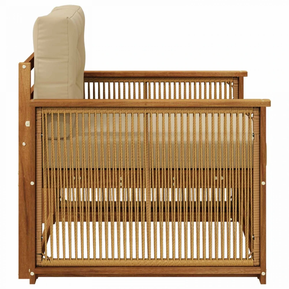 Lauko Vidurinis Sofa Natūrali
