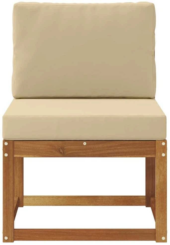 Lauko Vidurinis Sofa Kietos akacijos mediena