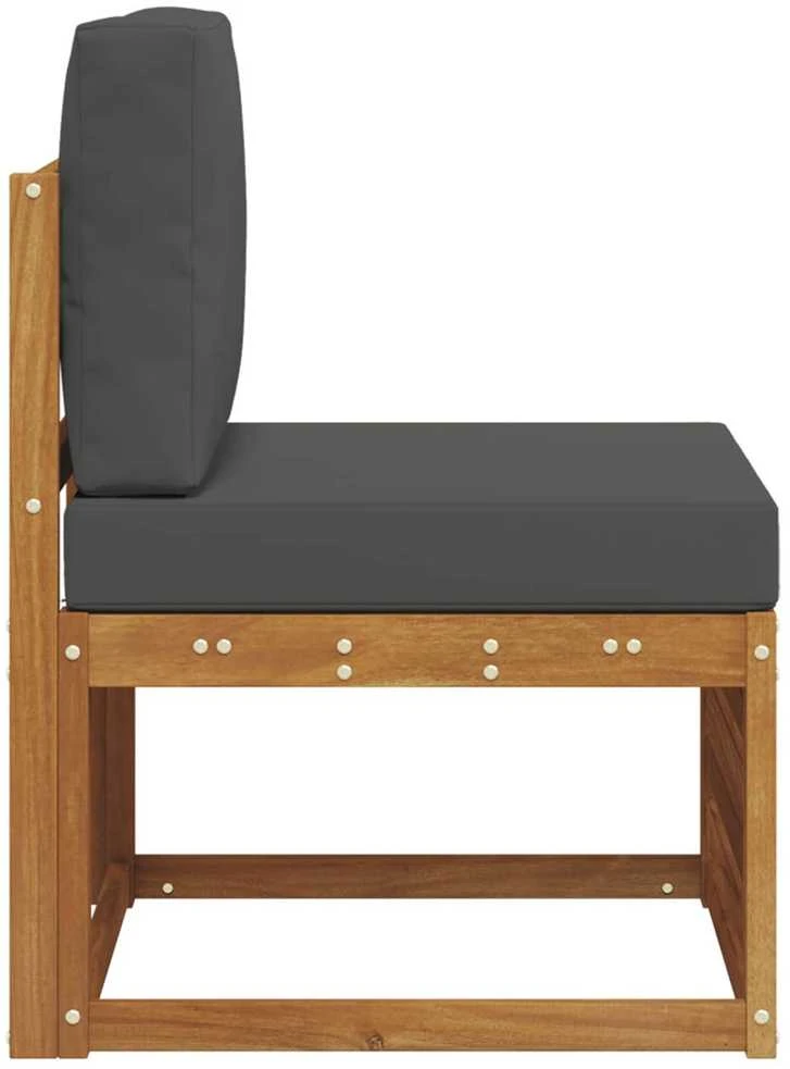 Lauko Vidurinis Sofa Kietos akacijos mediena Natūrali