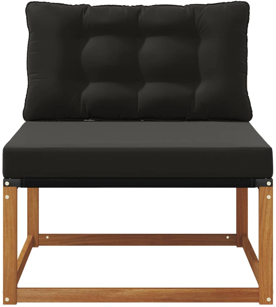 Lauko Vidurinis Sofa Kietos akacijos mediena Natūrali
