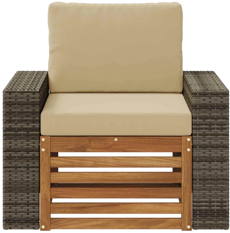 Lauko Vidurinis Sofa Natūrali