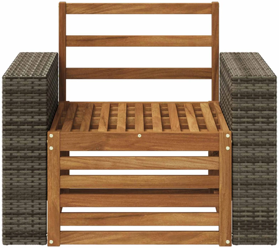 Lauko Vidurinis Sofa Natūrali