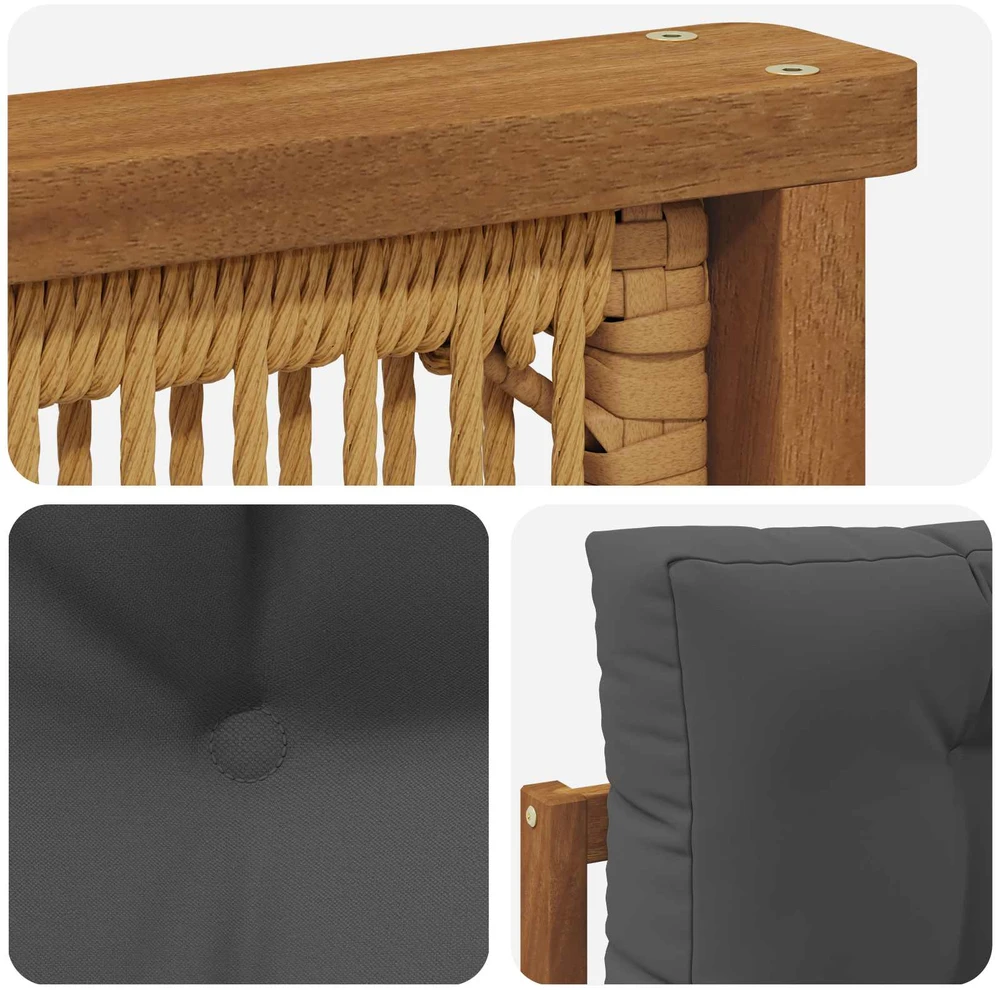 Lauko Vidurinis Sofa Natūrali