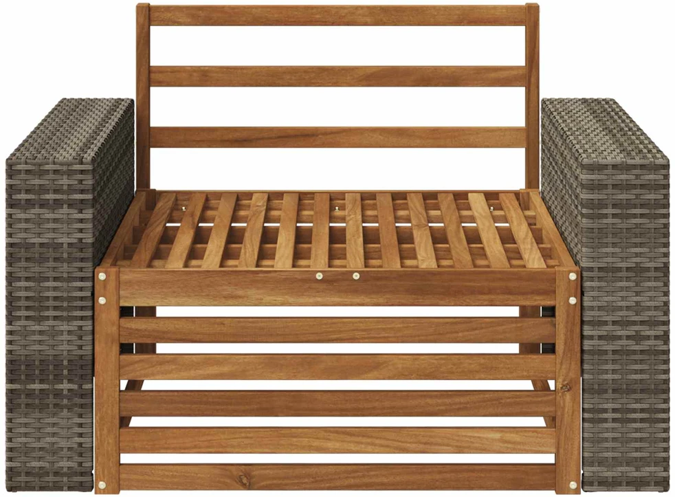 Lauko Vidurinis Sofa Natūrali