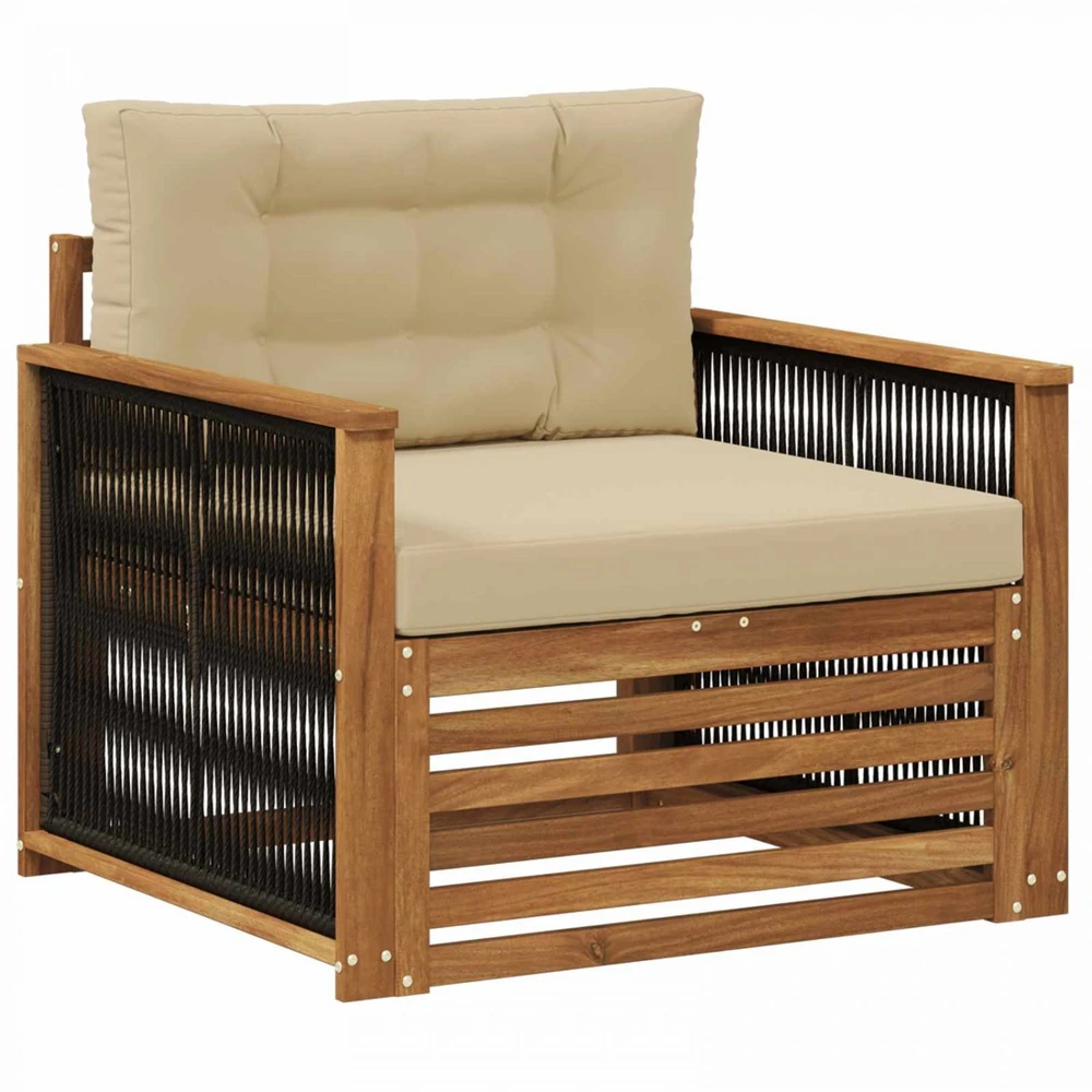 Lauko Vidurinis Sofa Natūrali