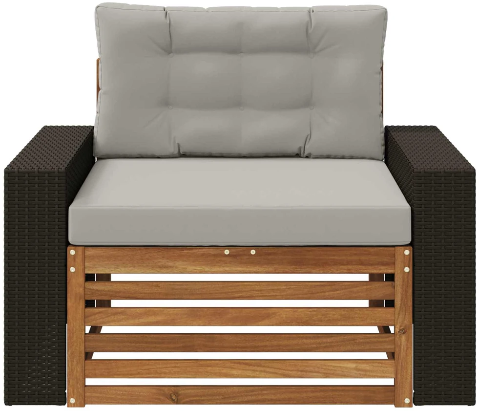 Lauko Vidurinis Sofa Natūrali