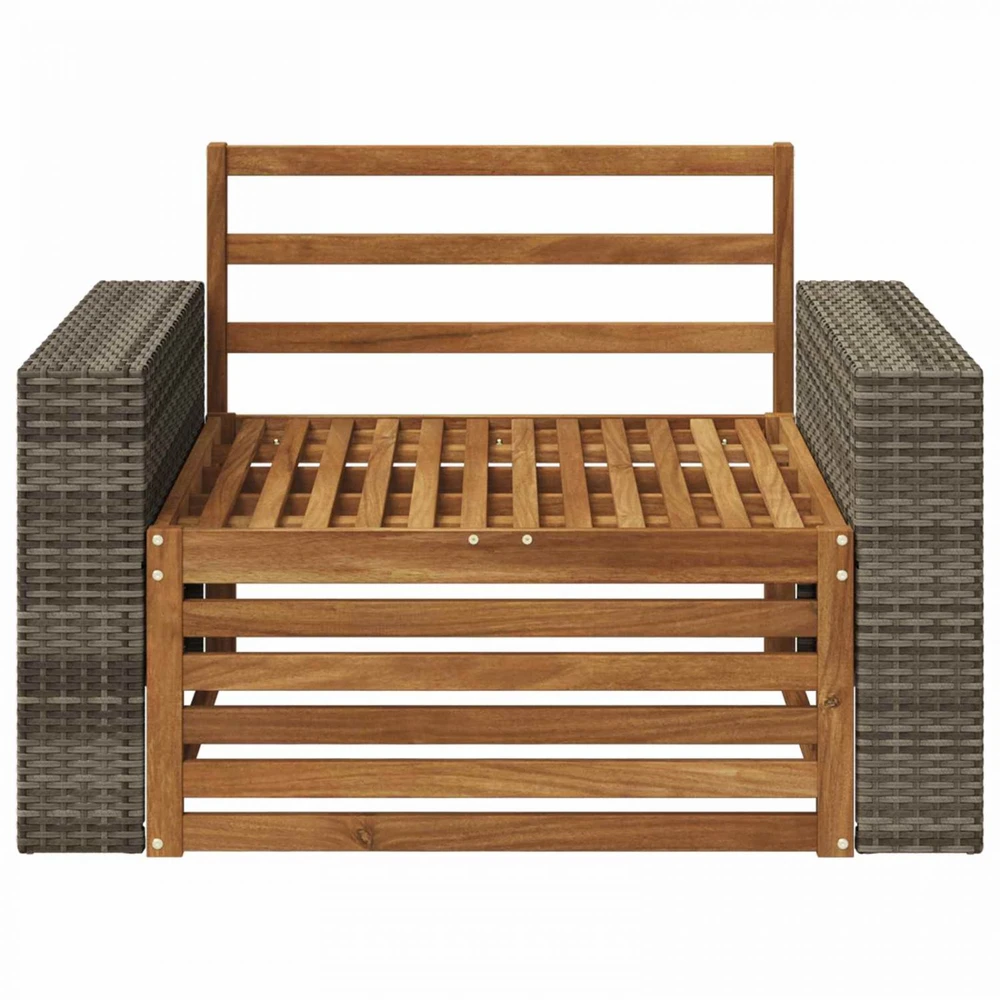 Lauko Vidurinis Sofa Natūrali