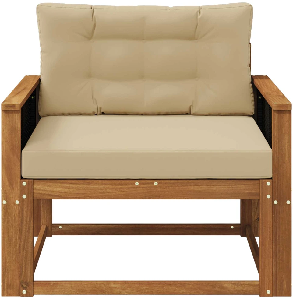 Lauko Vidurinis Sofa Natūrali