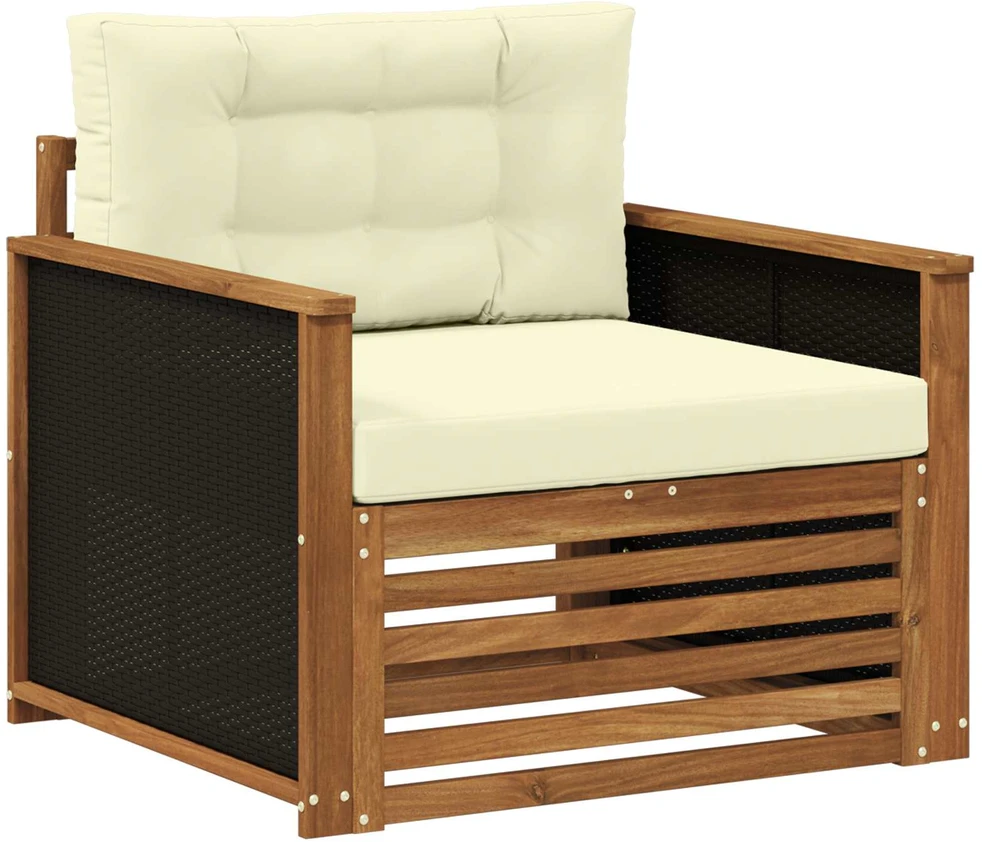 Lauko Vidurinis Sofa Natūrali