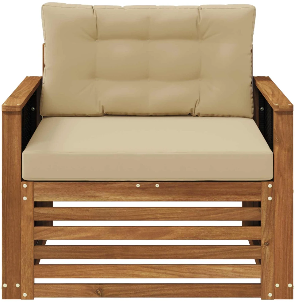 Lauko Vidurinis Sofa Natūrali