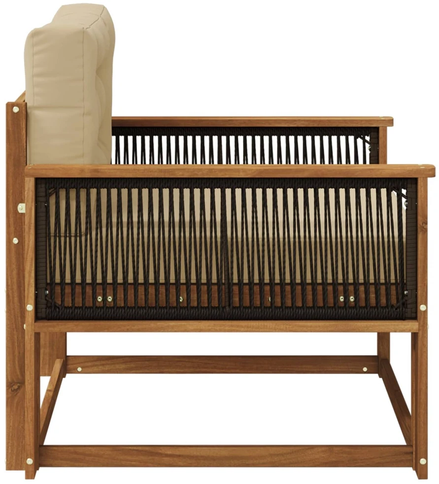 Lauko Vidurinis Sofa Natūrali