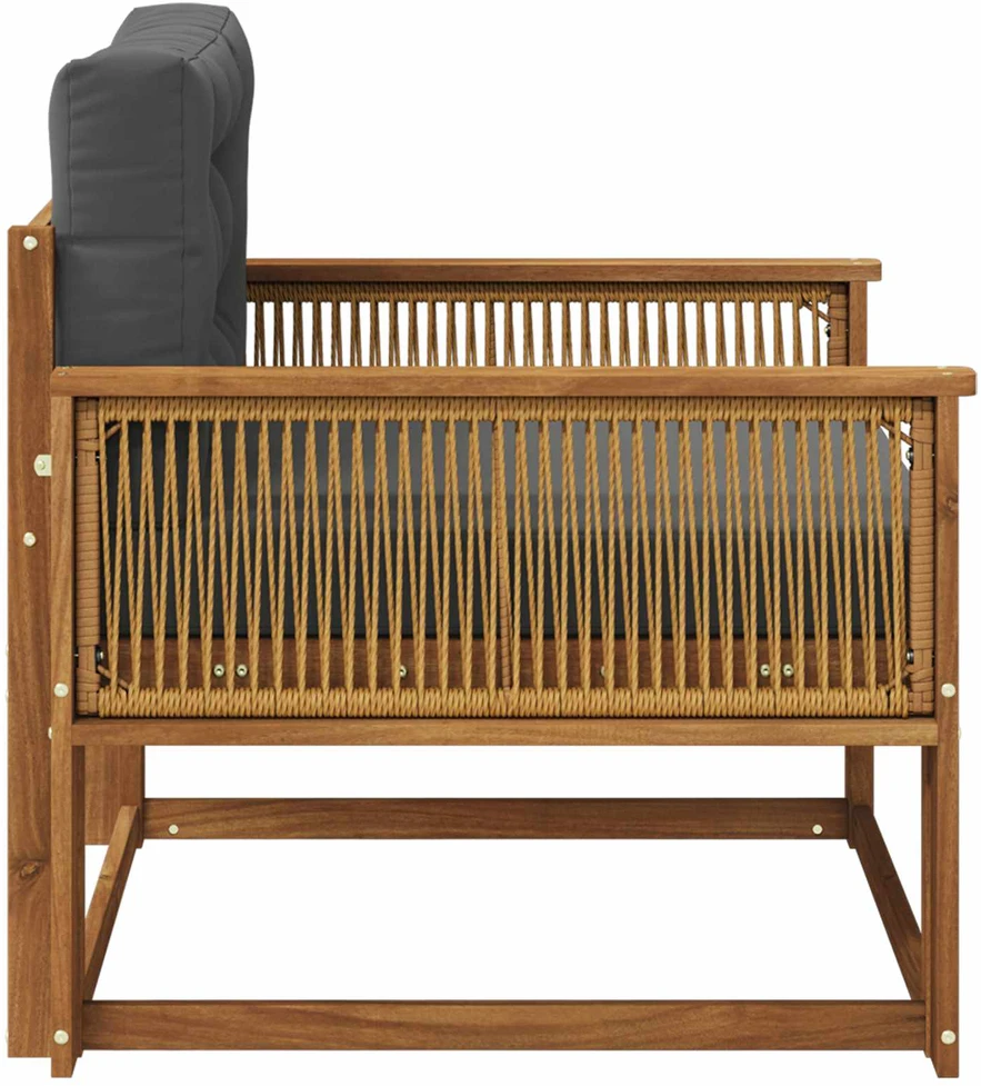 Lauko Vidurinis Sofa Natūrali