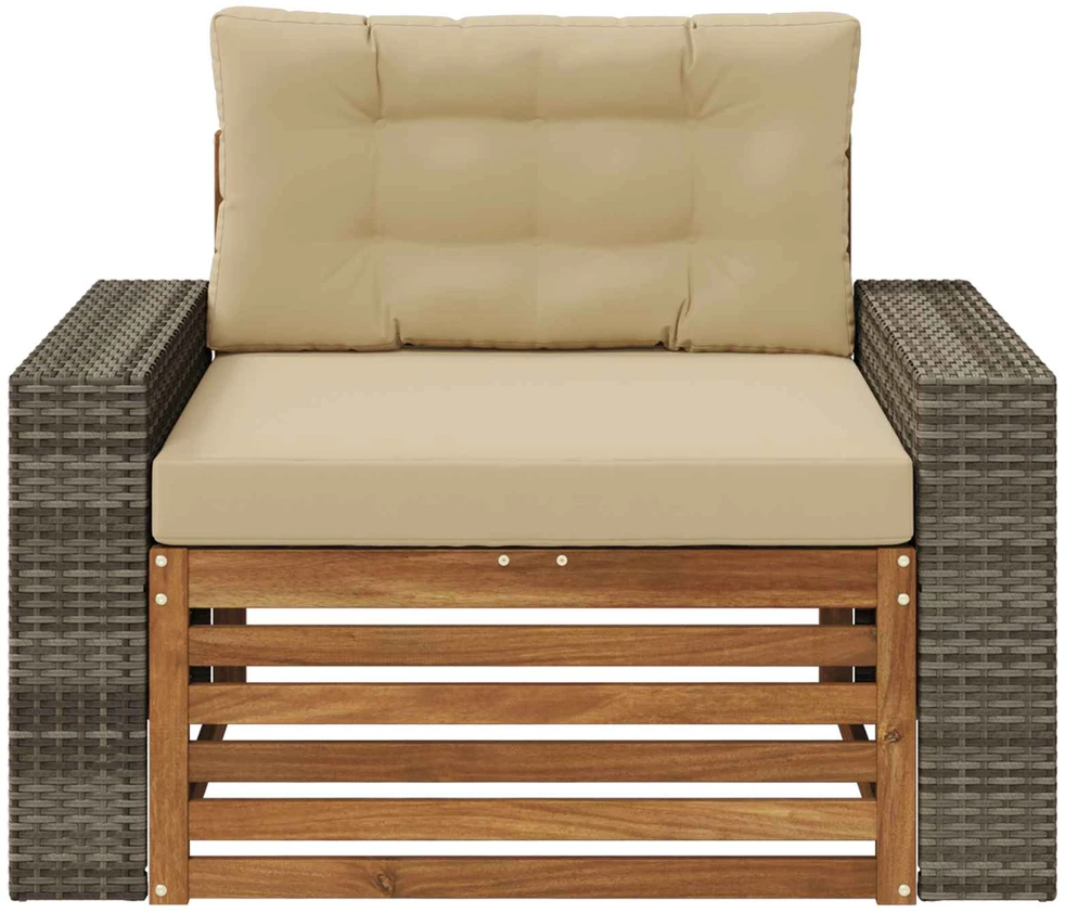 Lauko Vidurinis Sofa Natūrali