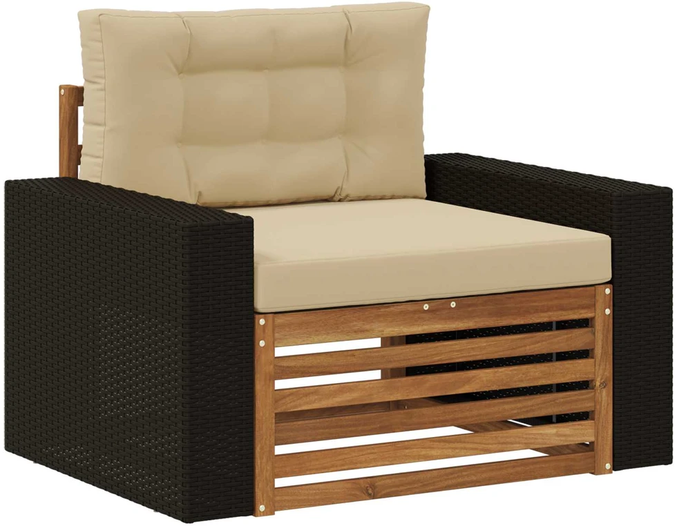 Lauko Vidurinis Sofa Natūrali
