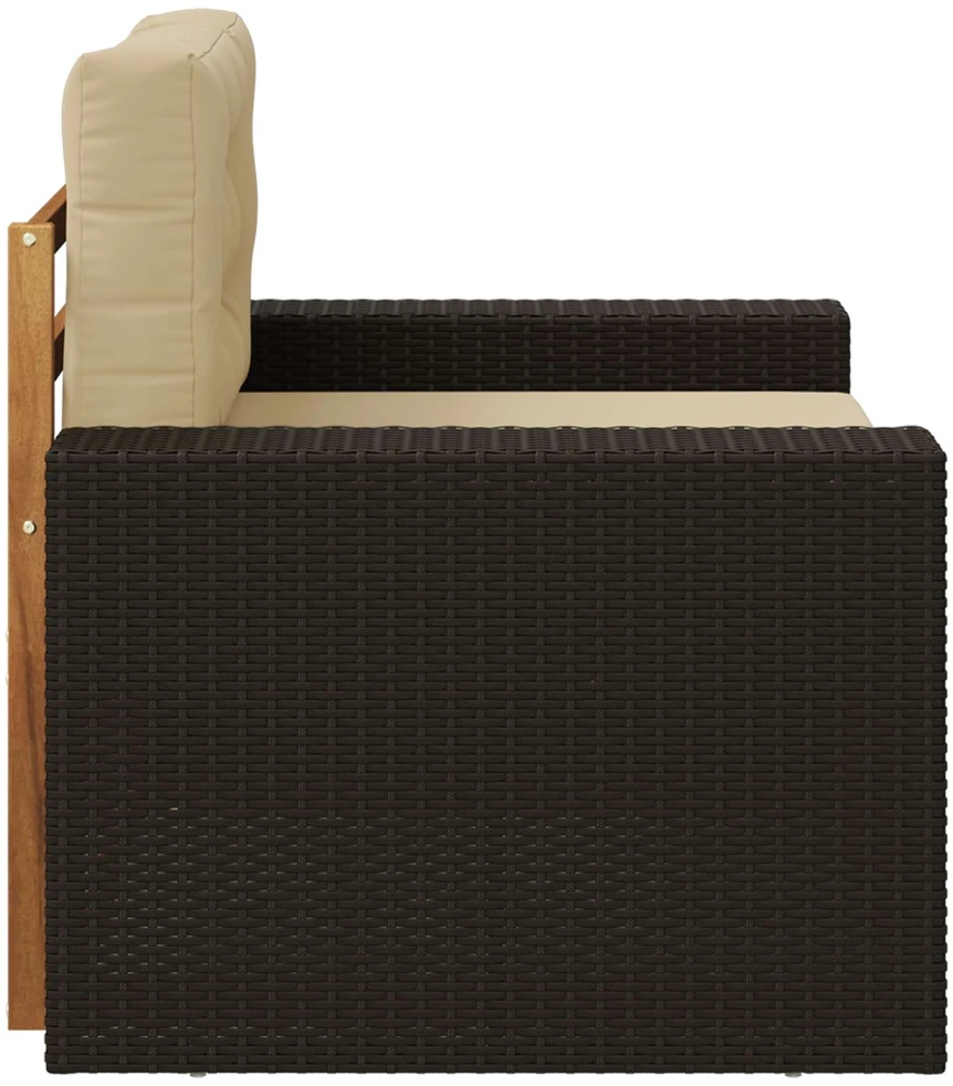 Lauko Vidurinis Sofa Natūrali