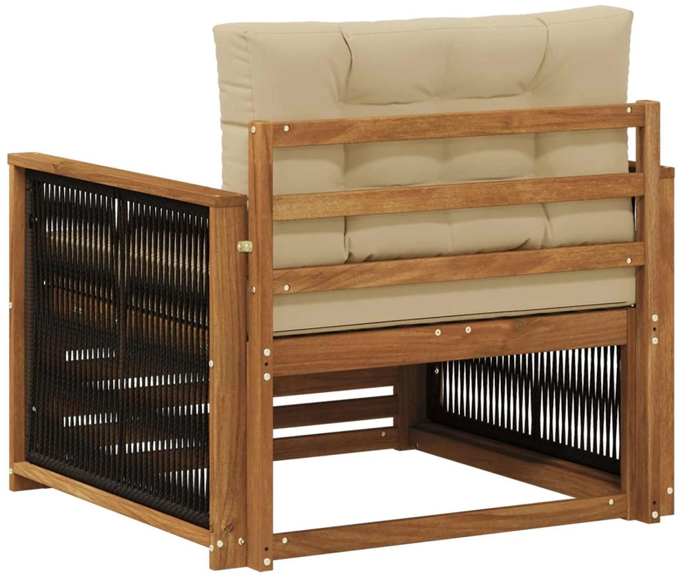 Lauko Vidurinis Sofa Natūrali