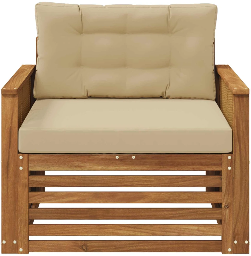 Lauko Vidurinis Sofa Natūrali