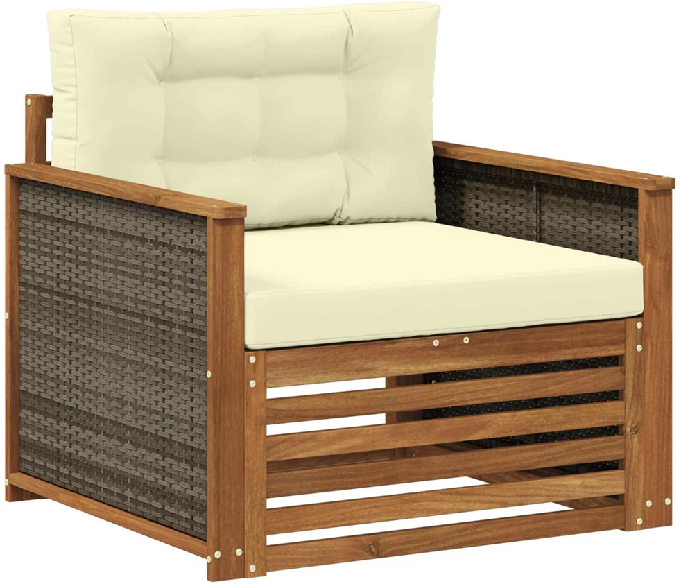 Lauko Vidurinis Sofa Natūrali