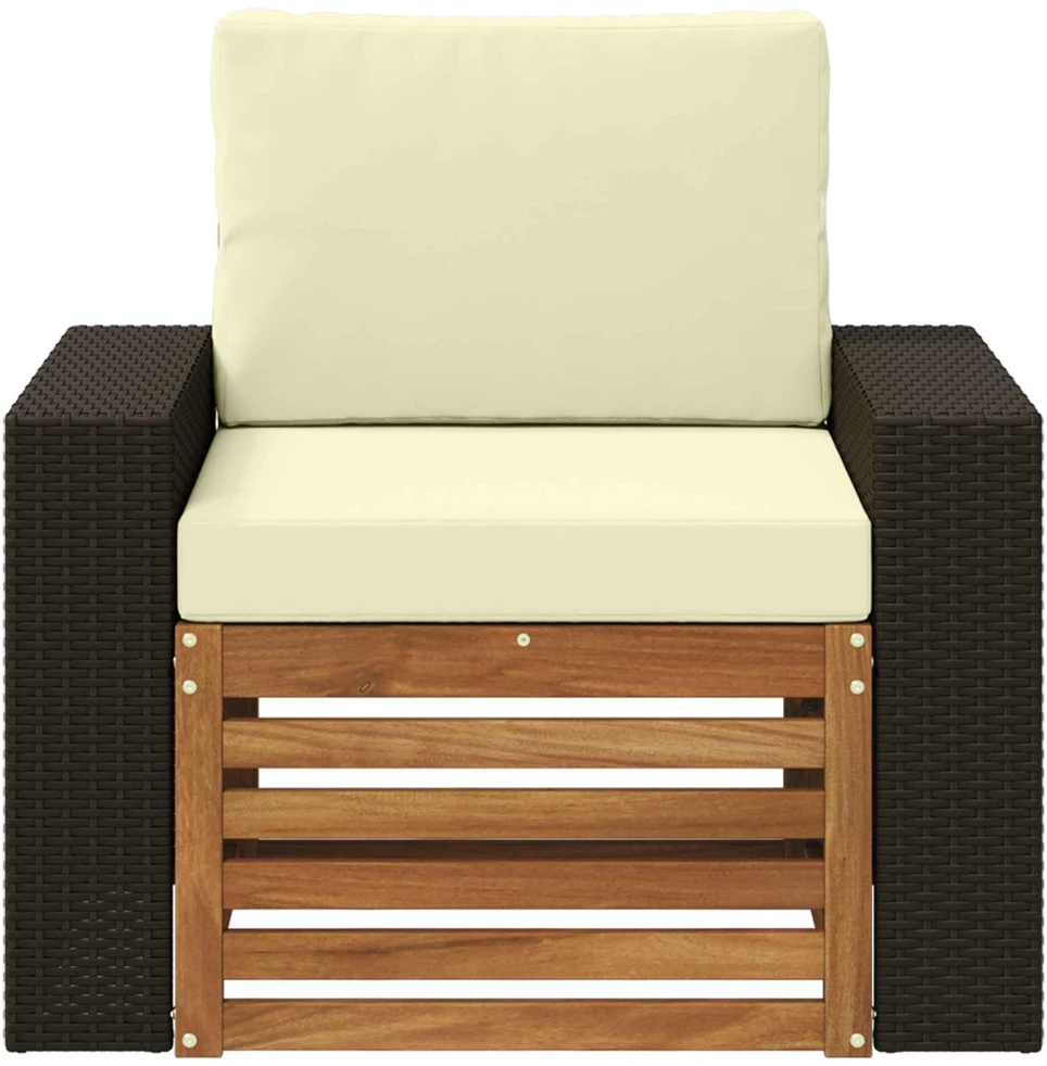 Lauko Vidurinis Sofa Natūrali