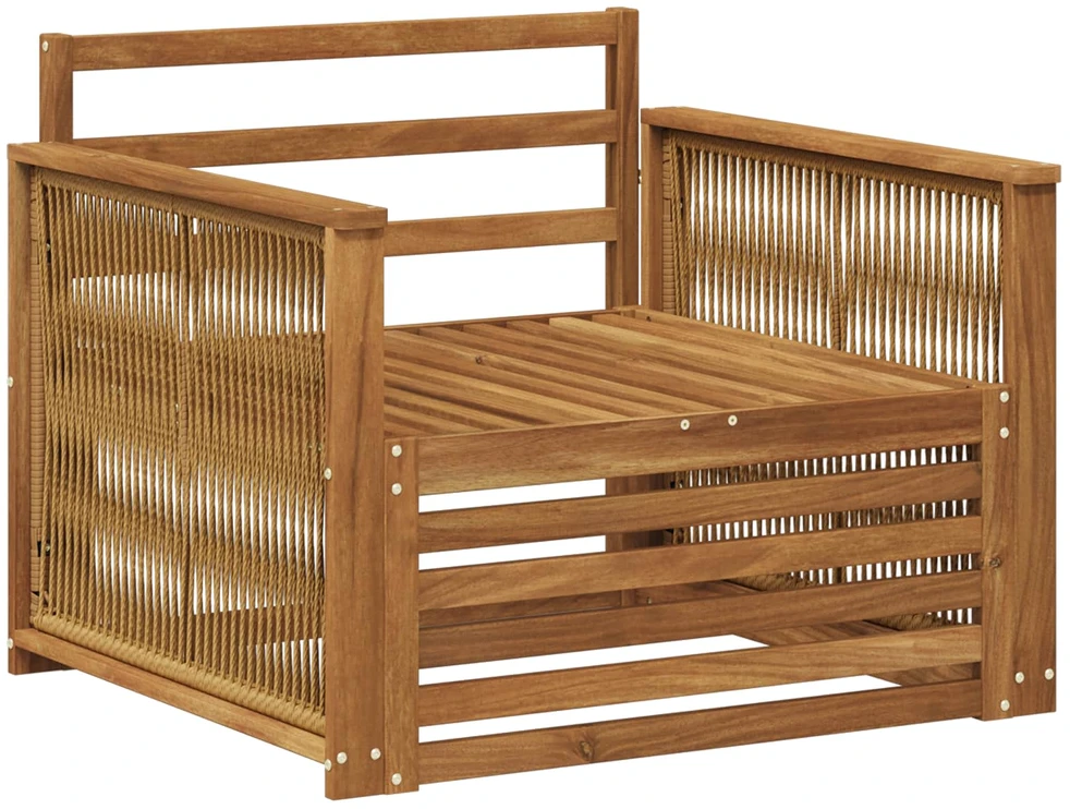 Lauko Vidurinis Sofa Natūrali