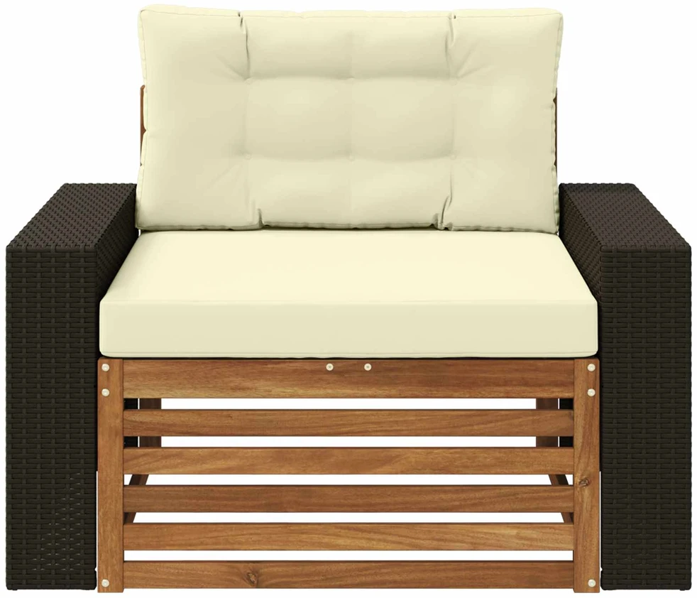 Lauko Vidurinis Sofa Natūrali