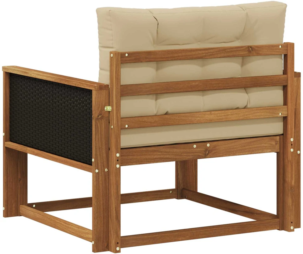 Lauko Vidurinis Sofa Natūrali