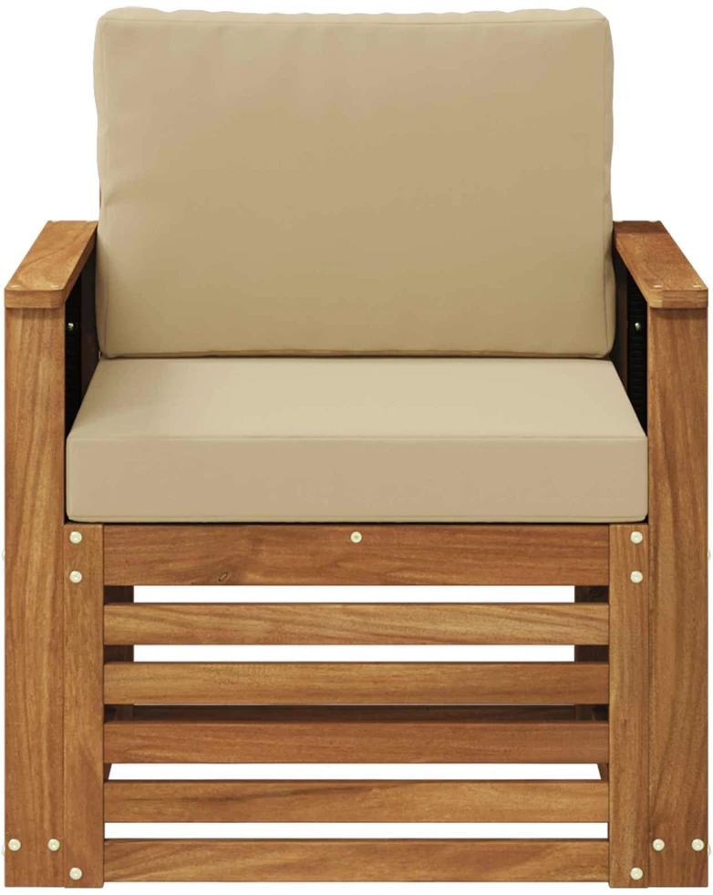 Lauko Vidurinis Sofa Natūrali