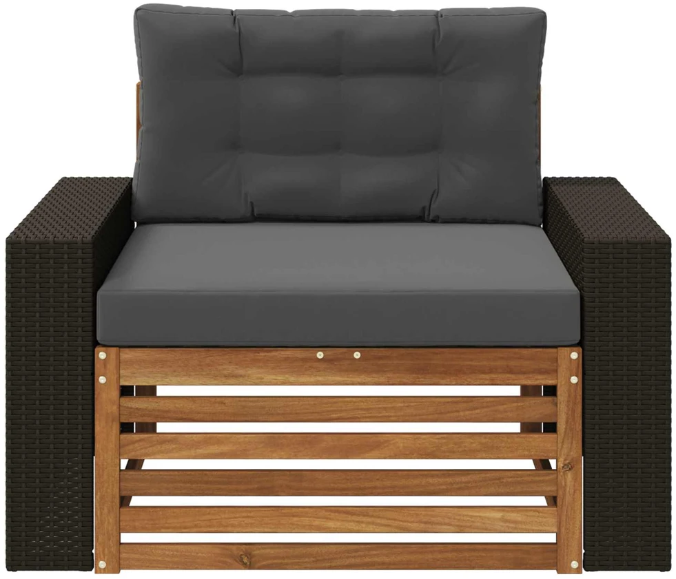 Lauko Vidurinis Sofa Natūrali