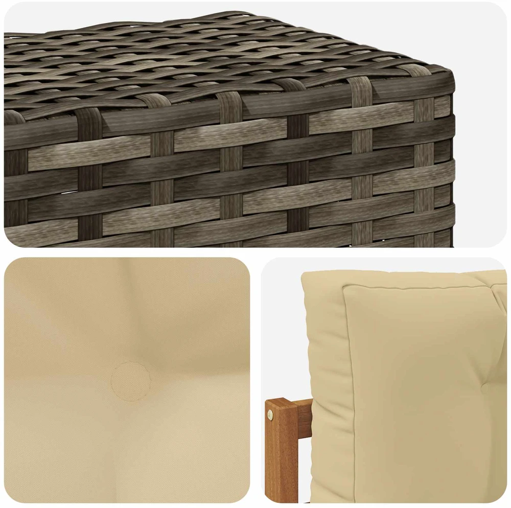 Lauko Vidurinis Sofa Natūrali
