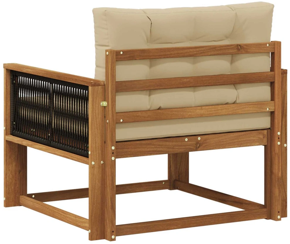 Lauko Vidurinis Sofa Natūrali