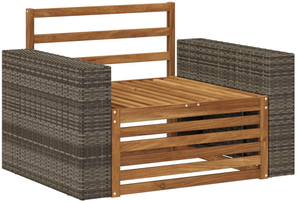 Lauko Vidurinis Sofa Natūrali